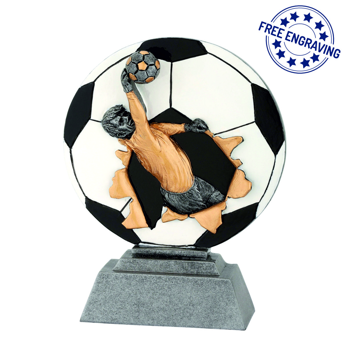 Goalkeeping Football Trophies