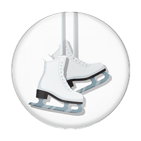 Ice Skating Acrylic Awards