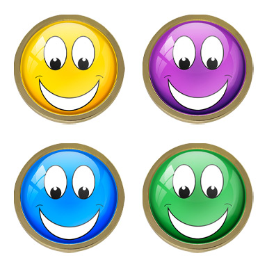 Smiley Face & Novelty Badges