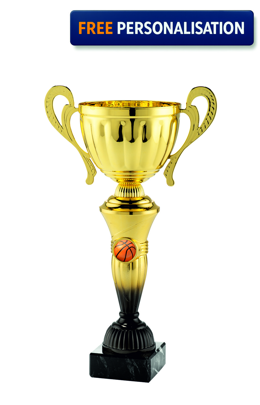34cm GOLD & BLACK CUP BASKETBALL AWARD - MT.151.15.D
