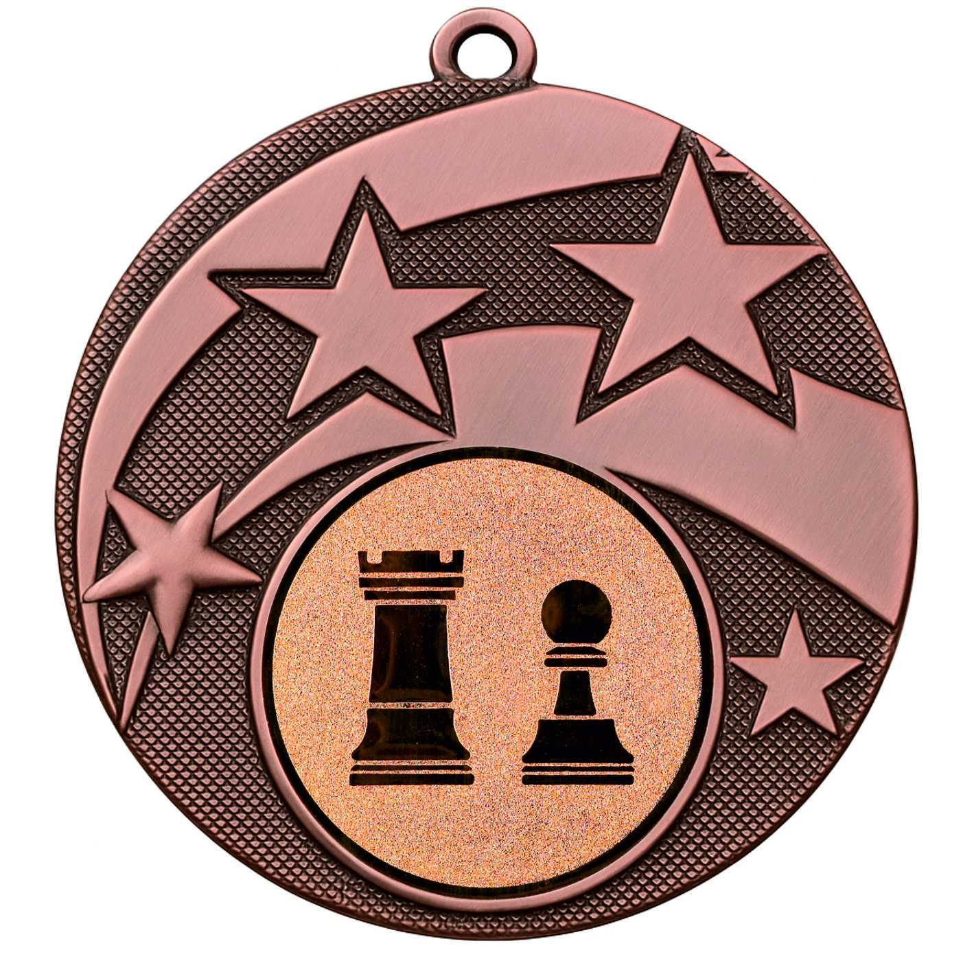 Bronze Star Chess Medal - FREE Ribbon - BIE.M9457.03