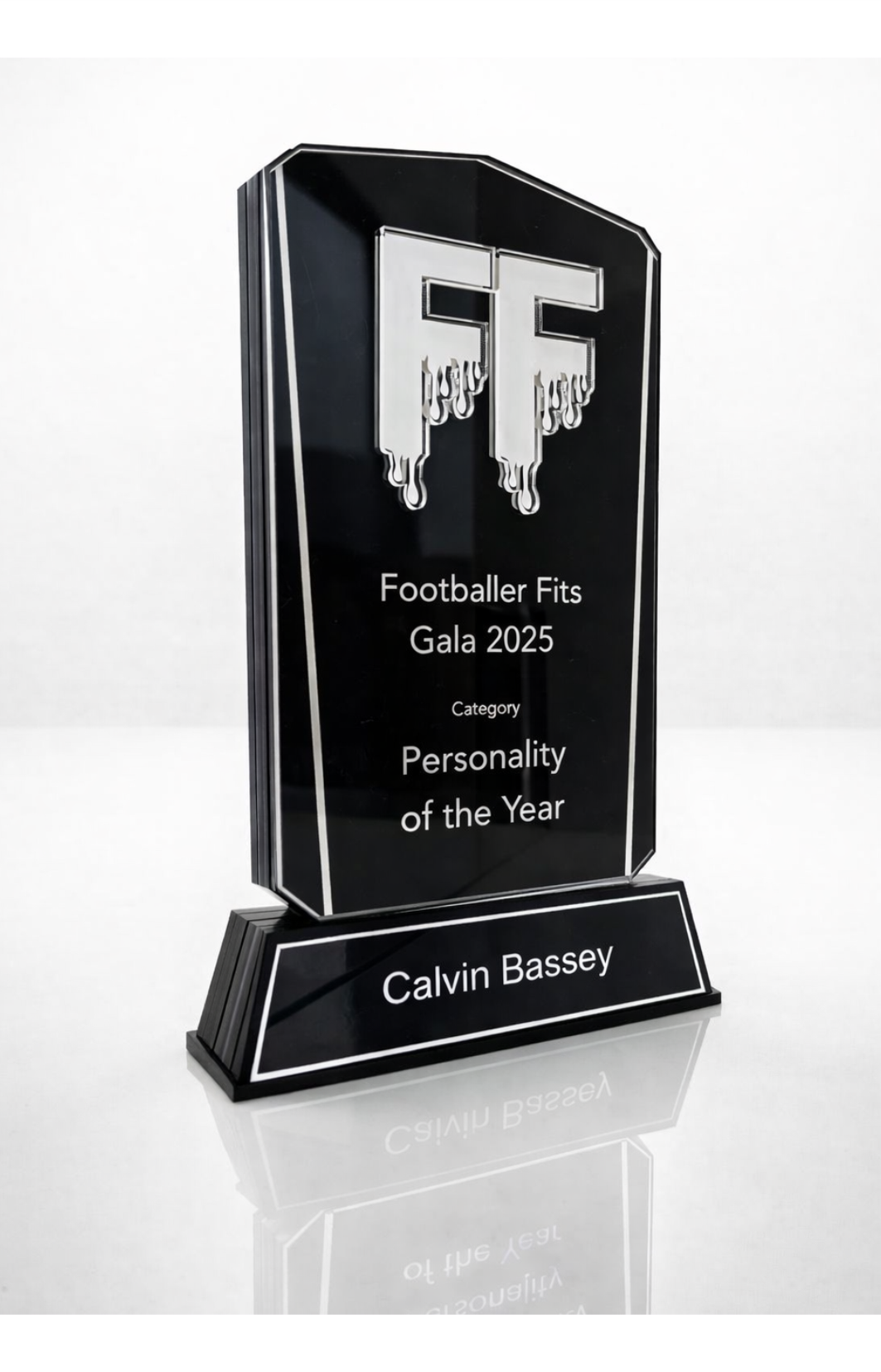 23.5cm Full Colour Acrylic Rectangle Freestanding - 0AC115