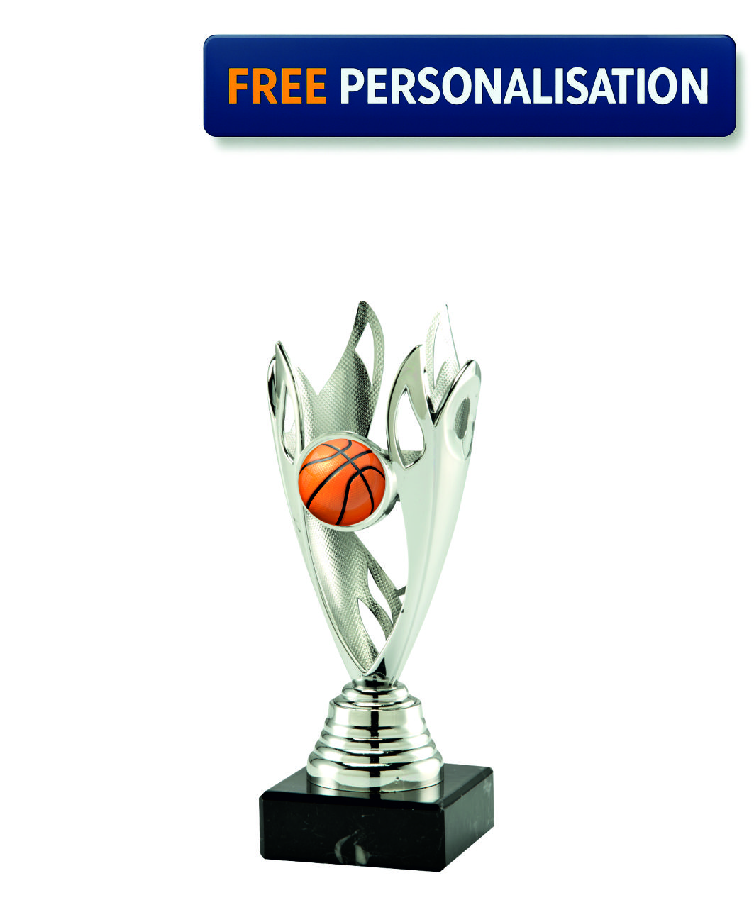 SILVER FLAME BASKETBALL AWARD - SET.351.02.A