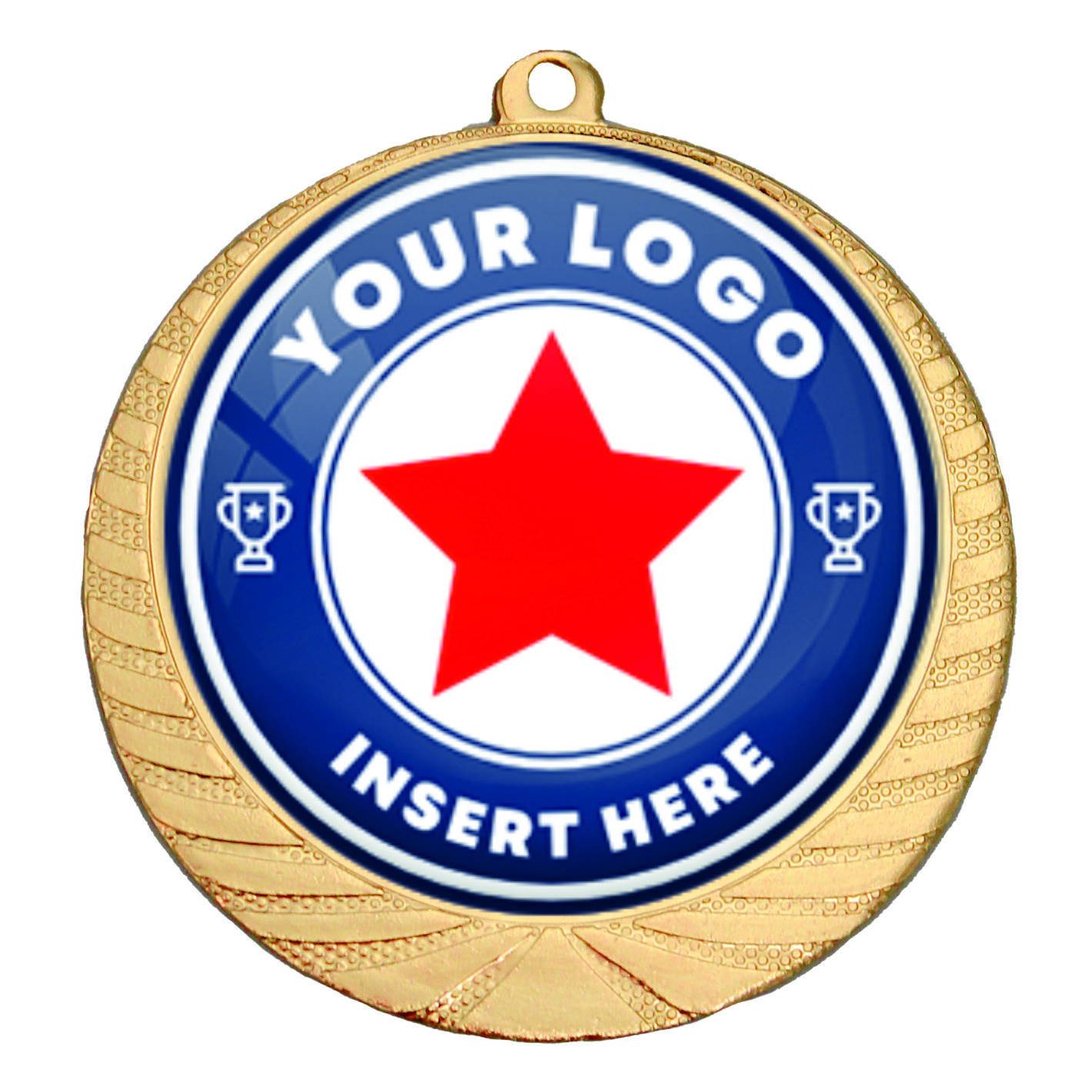 DI6001.01 GOLD 60mm Medal 