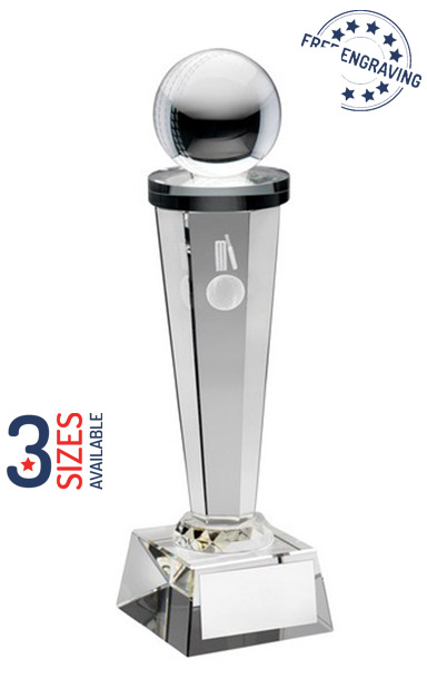 Glass Tower Cricket Award - TD306