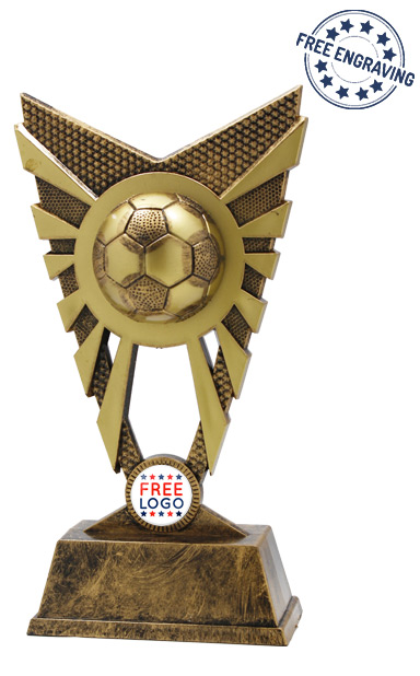 BEST VALUE - HEAVYWEIGHT Bronze Football Sculpture Award - X845.31