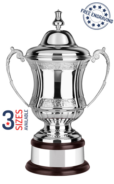 Silver Plated The Conquerors Challenge Cup- Hand Chased - L556