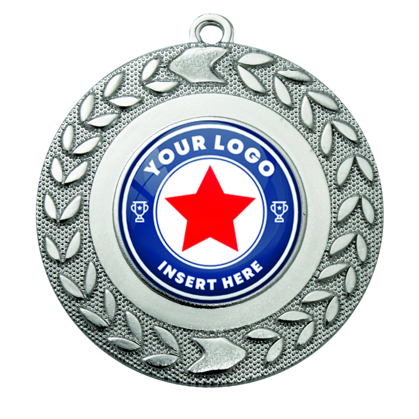 PERSONALISED M9460 SILVER 50mm Medal