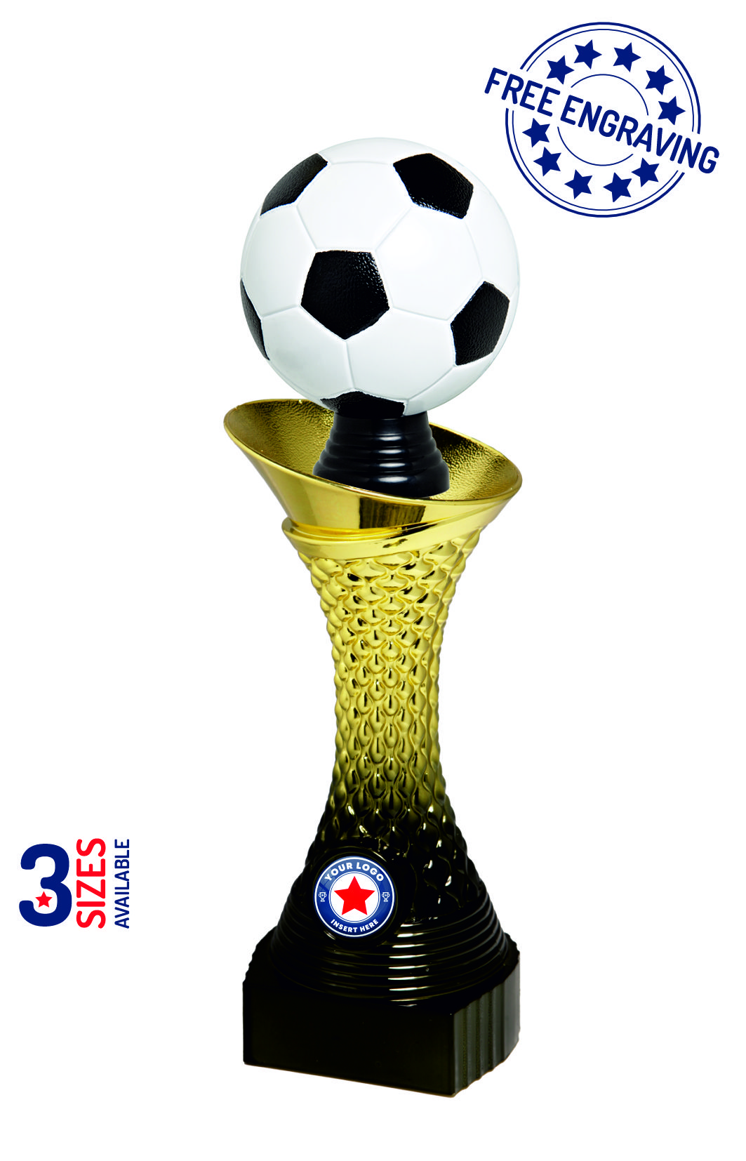 Heavyweight Gradient Multi Colour Football Award - P500.MULTI + X10_.15