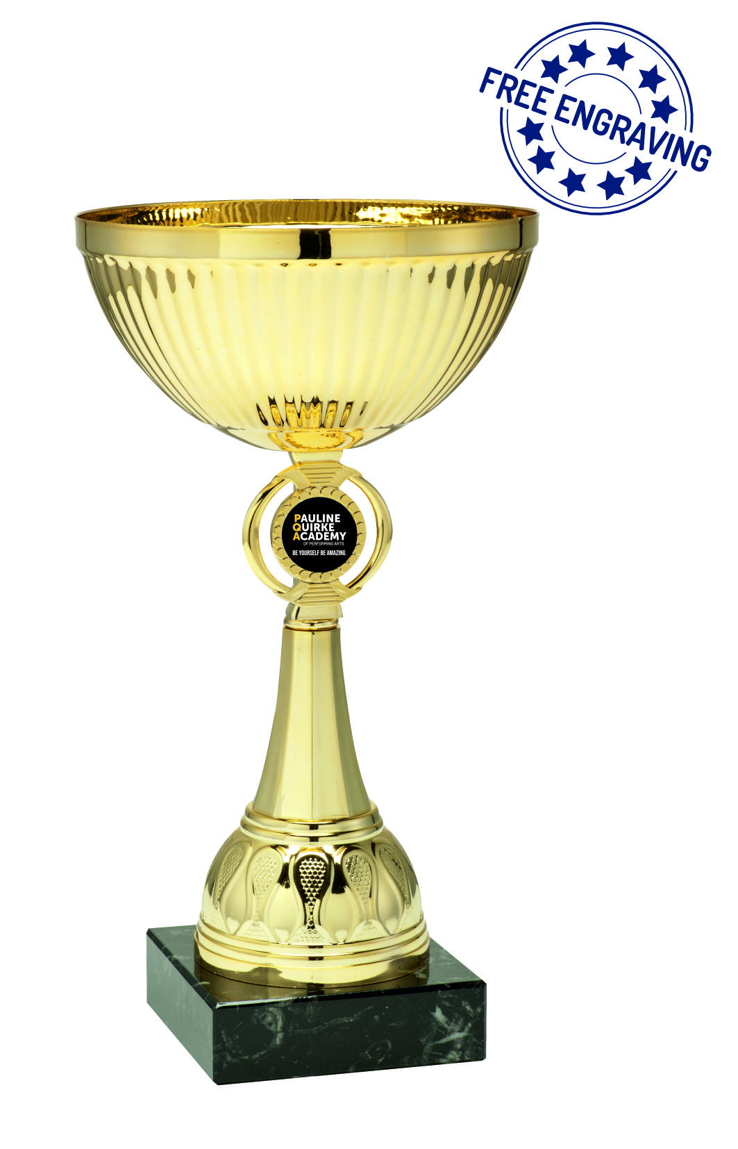 PQA Gold Presentation Cup with Metal Bowl (27cm) - ET350.61H