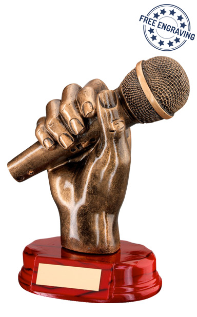 MUSIC AWARD - Microphone in Hand - RF440