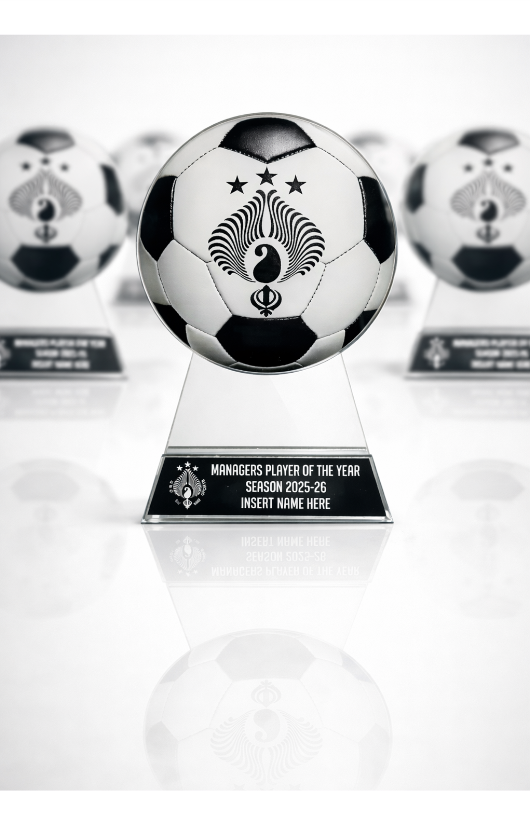 Exclusive 21.5cm Bespoke Club Football Award - 0AC125
