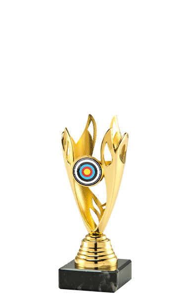 GOLD FLAME SHINE HOLDER ARCHERY AWARD - BS.CP810.A.01 +M410