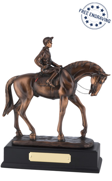 Bronze Plated Trotting Horse & Jockey Award - RW17