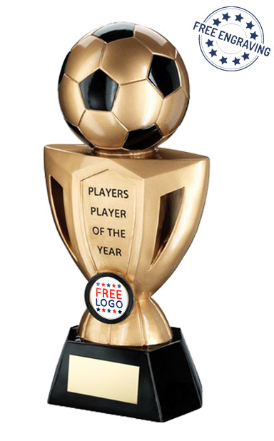 Gold & Black Cup with Ball on Top Indvidual Player Awards- RF980