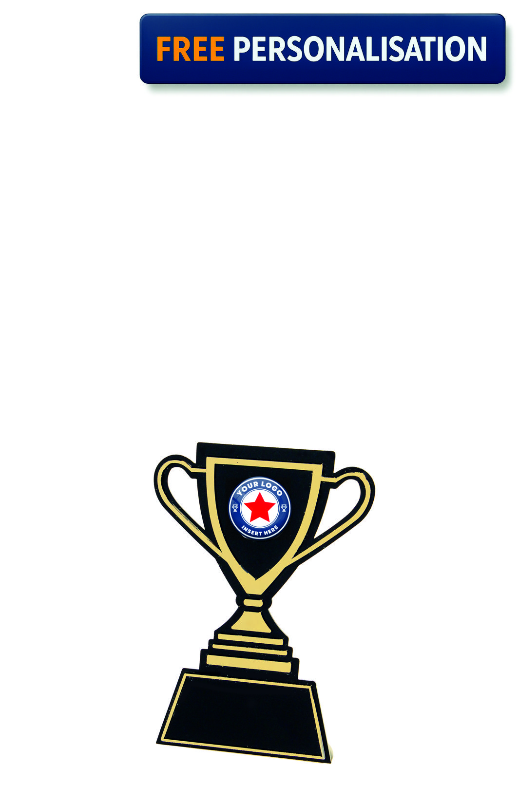 Gold & Black Cup Holder Award - Q165ZW.01