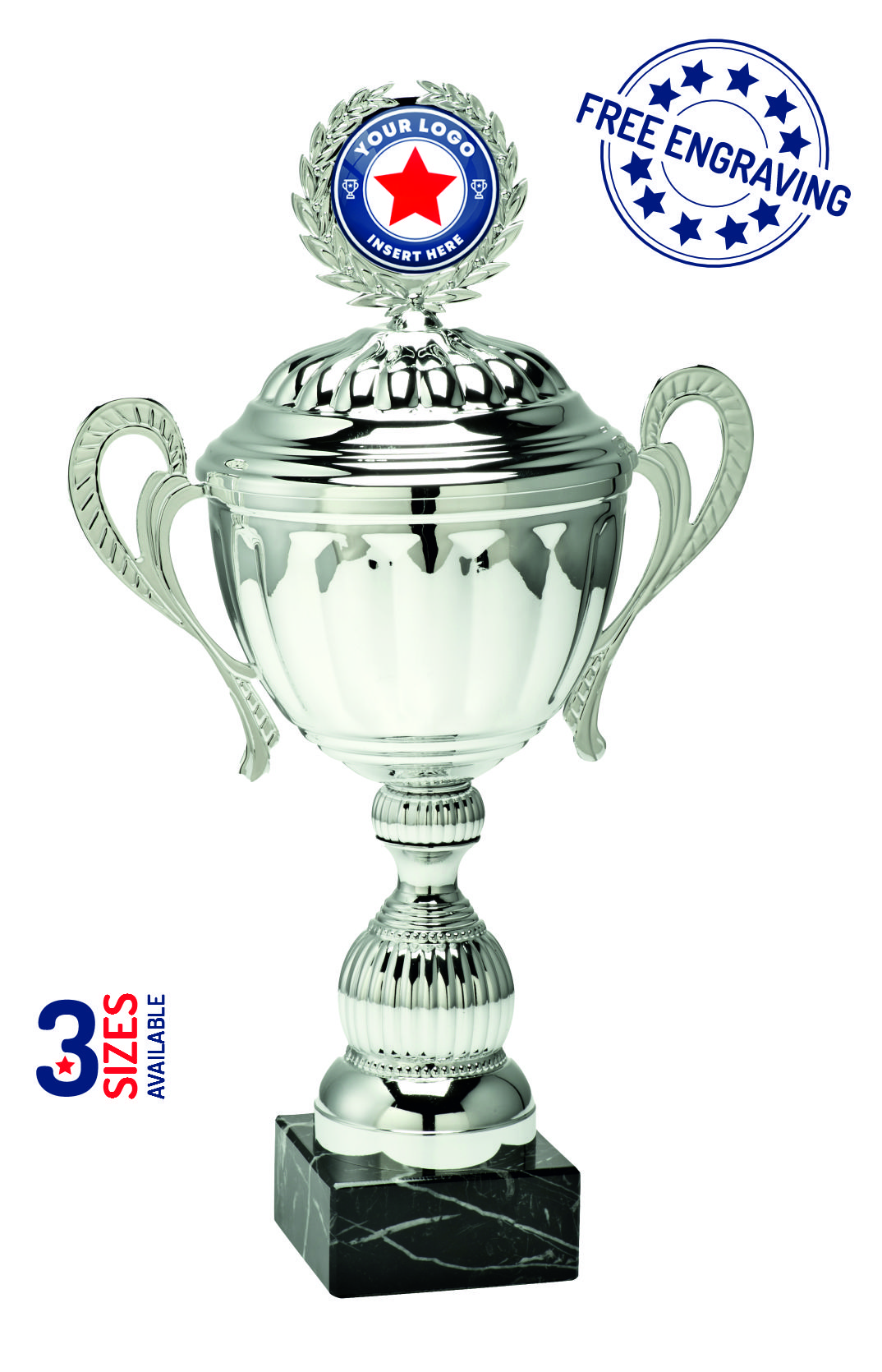 Silver Presentation Cup with Lid - MT.094.62