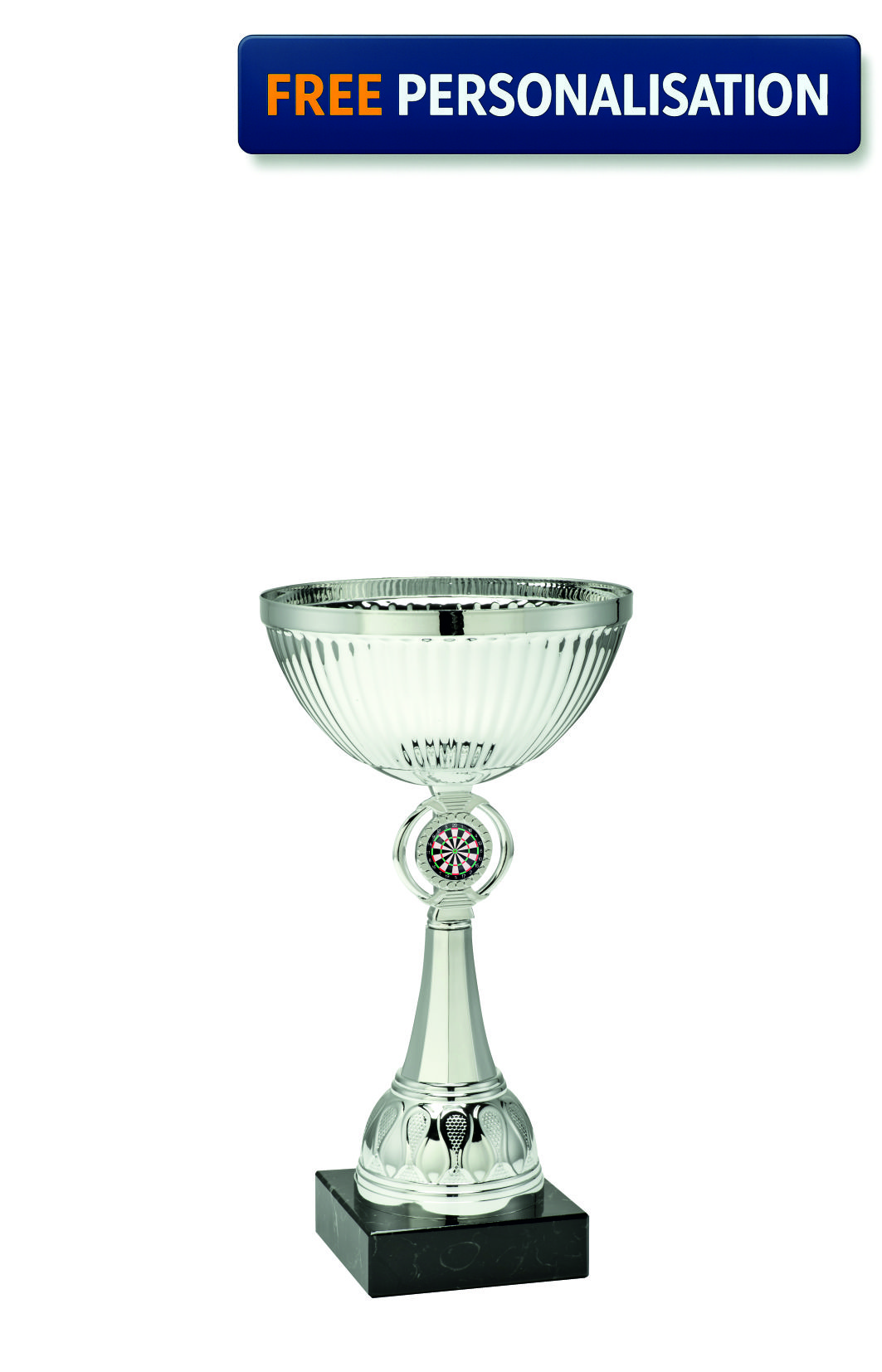 18cm SILVER CUP DARTS AWARD - ET.351.62.B