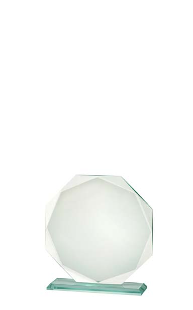 Octagon Luxury Glass Award - W561