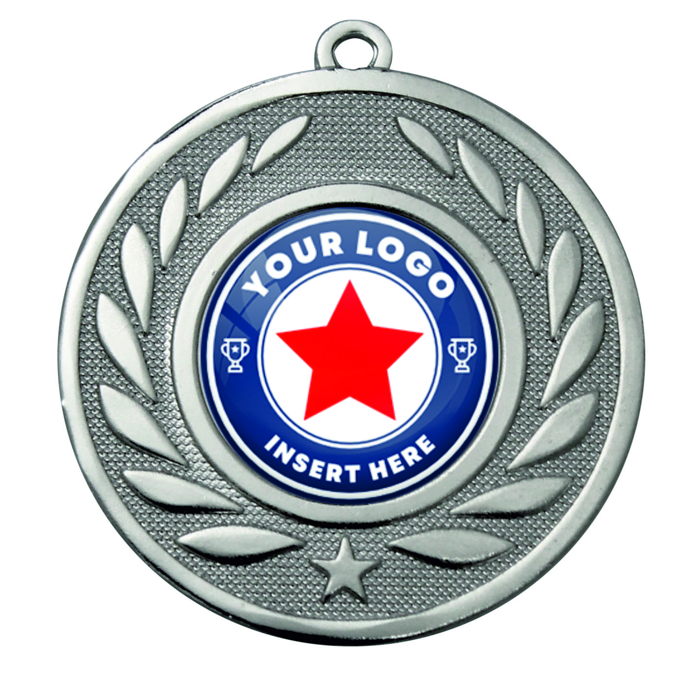  PERSONALISED M9459 SILVER 50mm Medal