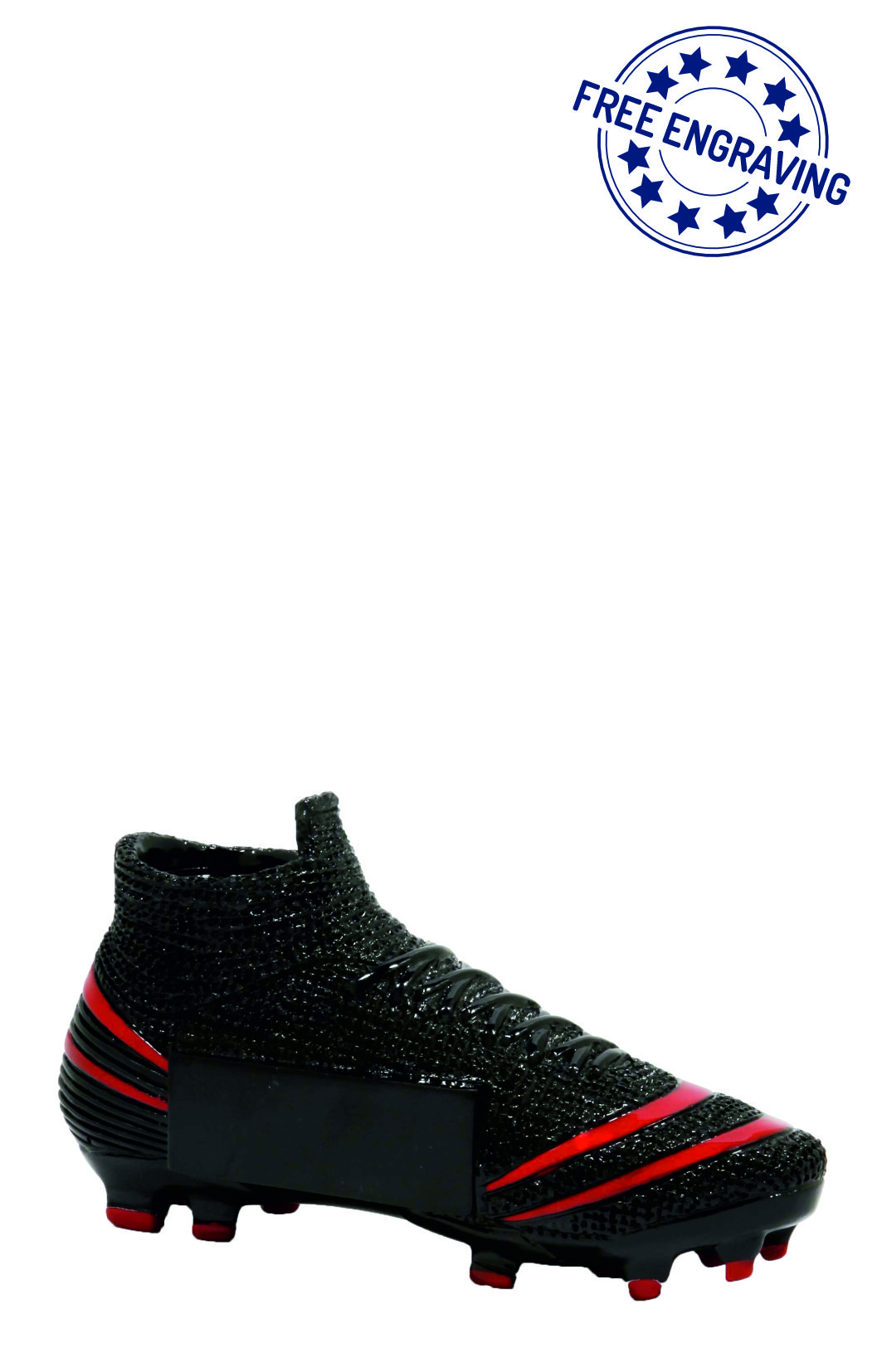 Black & Red Football Boot Award (FG375.30)