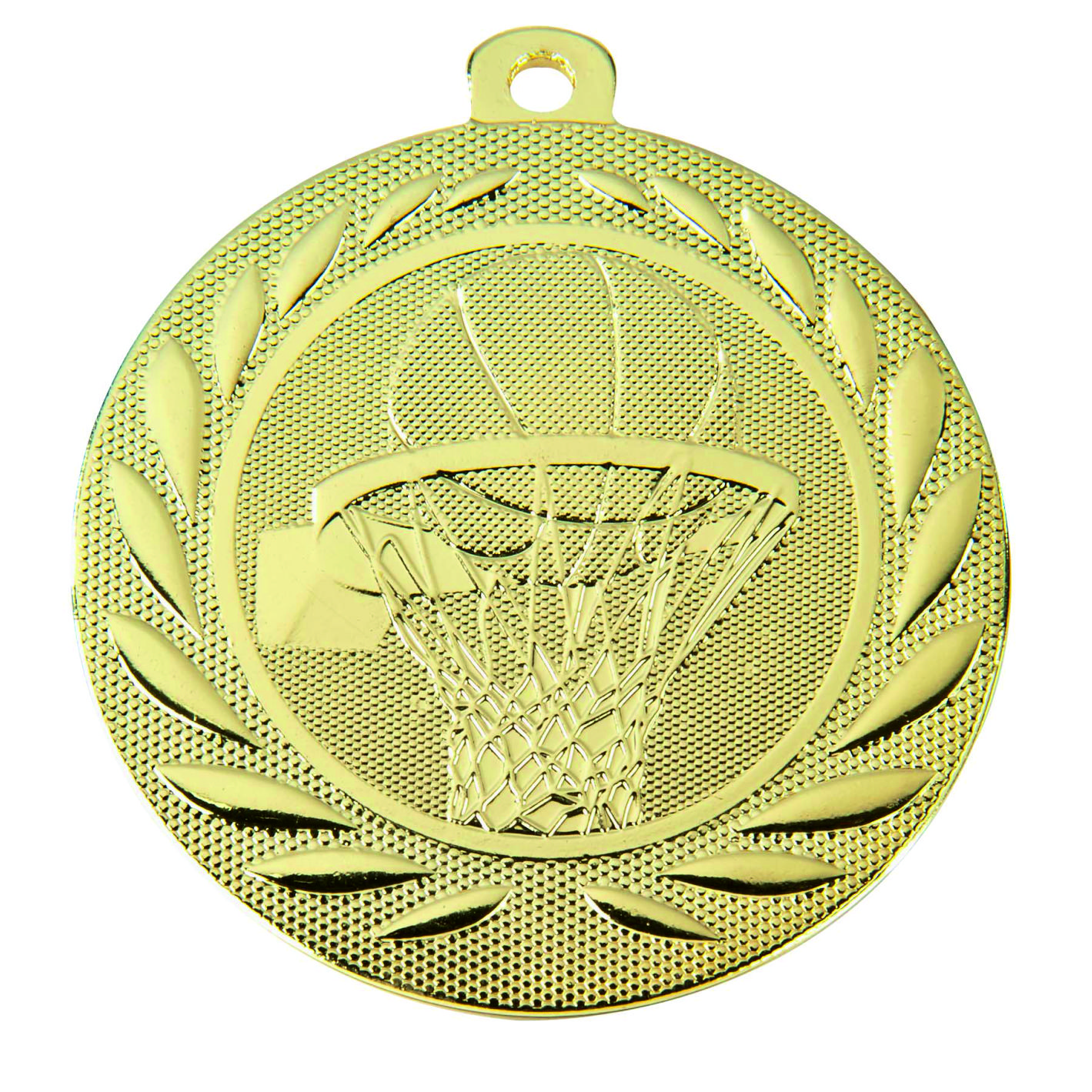 Gold Basketball 50mm Medal DI5000.M.01