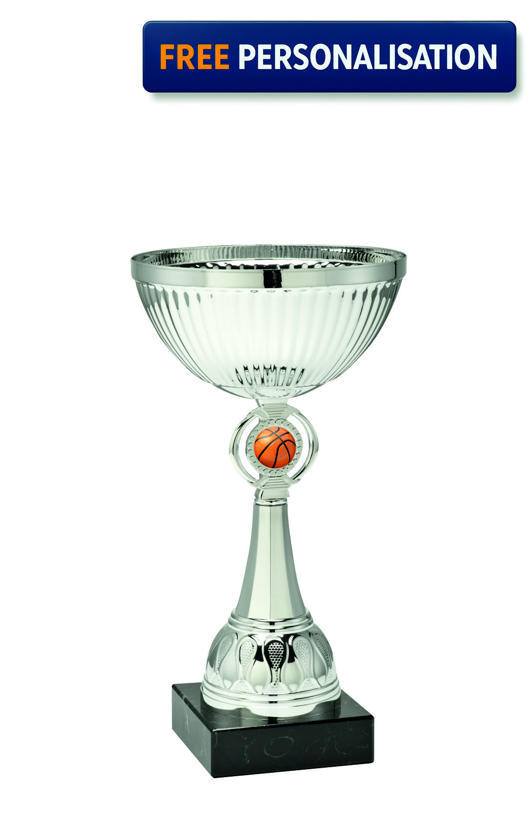 27cm SILVER CUP BASKETBALL AWARD - ET.351.62.H
