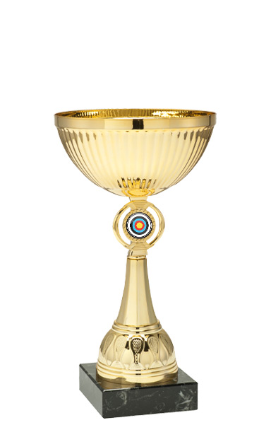 24.5cm GOLD CUP CRICKET AWARD - ET.350.61.F