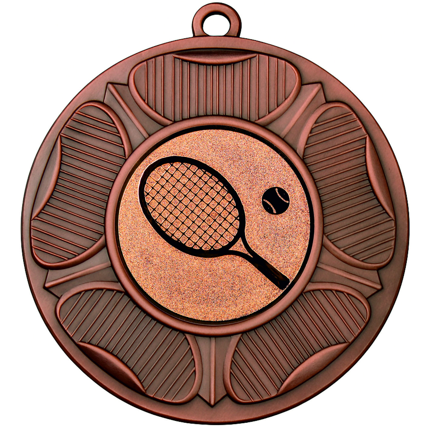 Bronze Tudor Rose Tennis Medal-FREE Ribbon-BIE.M9458.03