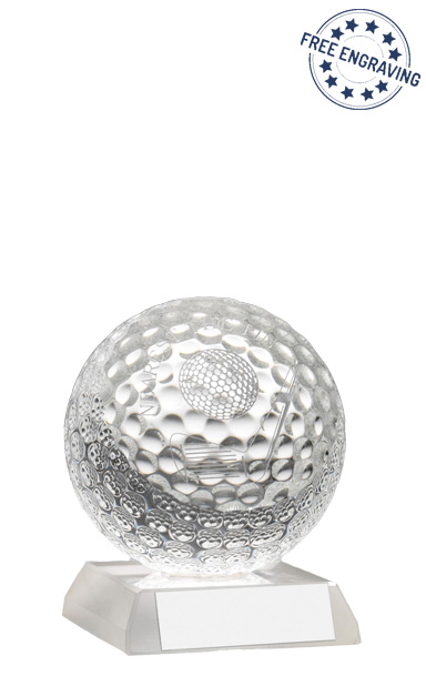 Nearest the Pin Crystal Golf Ball Glass Award (9.5cm) - GO71NTP