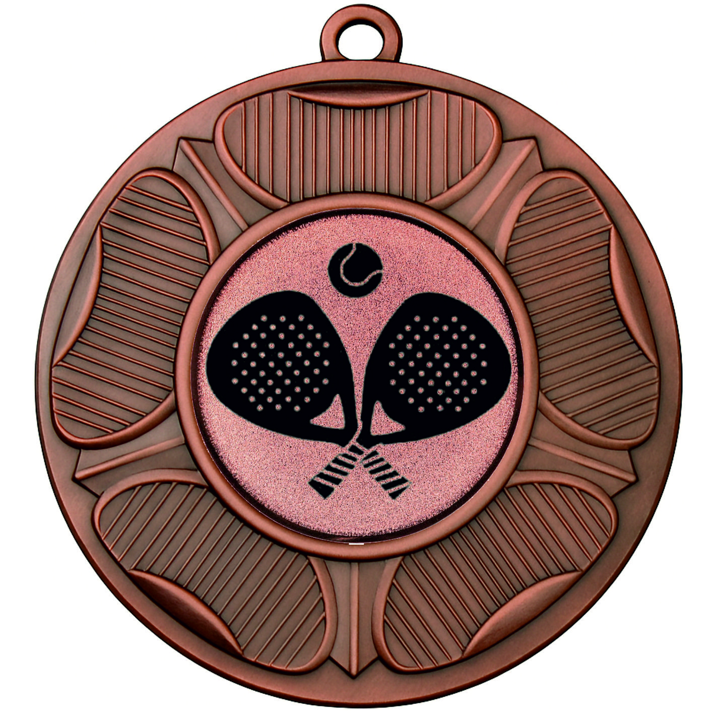 Bronze Tudor Rose Padel Medal-FREE Ribbon-BIE.M9458.03