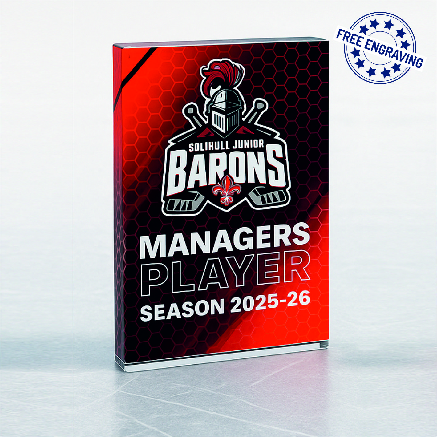 15cm FULL COLOUR BASKETBALL GLASS AWARD - W162