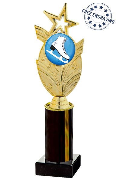 Ice Skating Gold Star Series Award (27cm) - T.9301-4