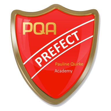 PQA RED PREFECT SHIELD BADGE