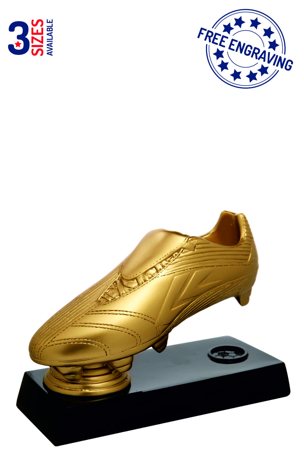 Golden Boot Award on Black Base FG82_
