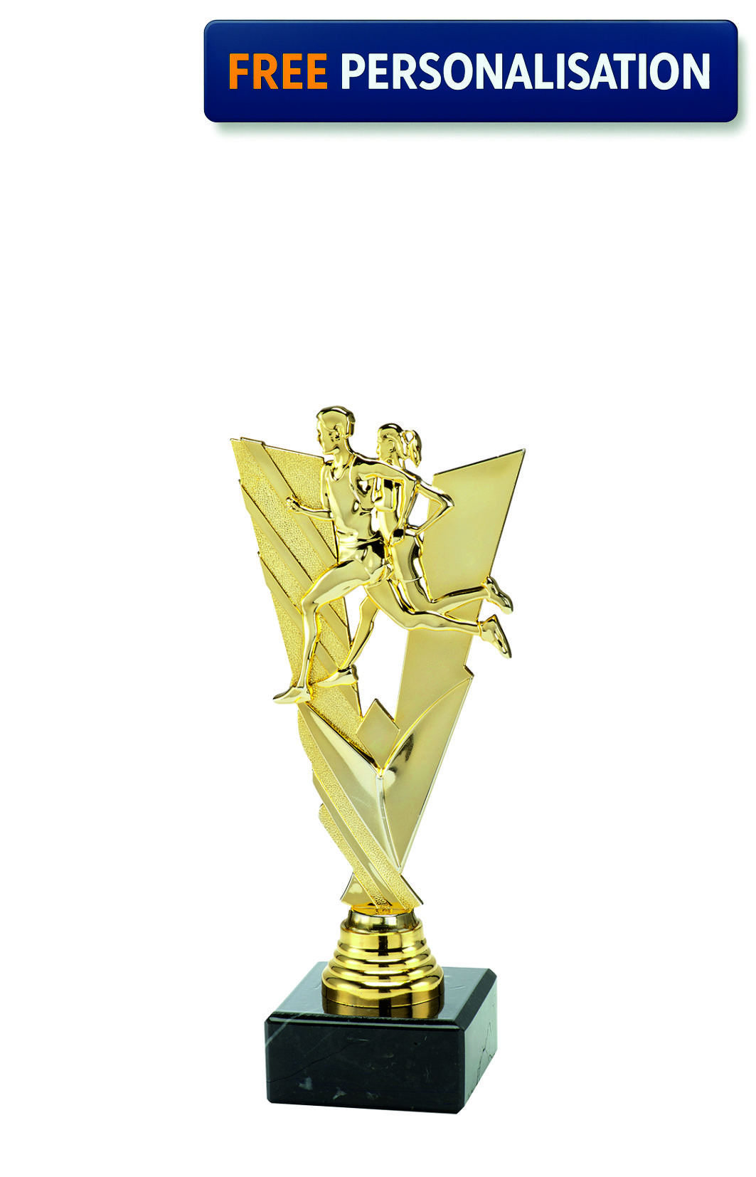 Gold Athletics Award on Marble Base - ST.207.01.A