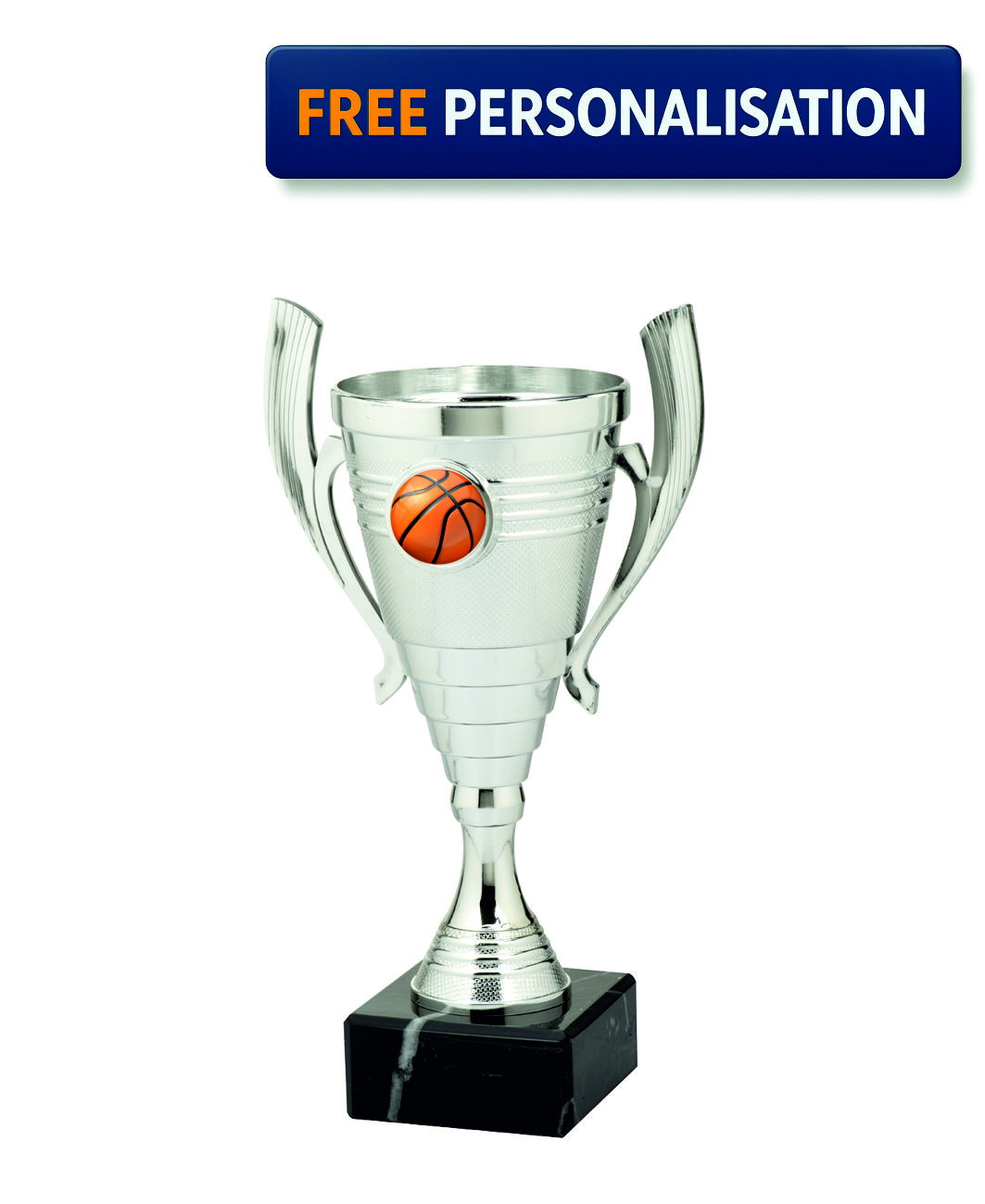 SILVER MINI CUP BASKETBALL AWARD - SET.356.02.A