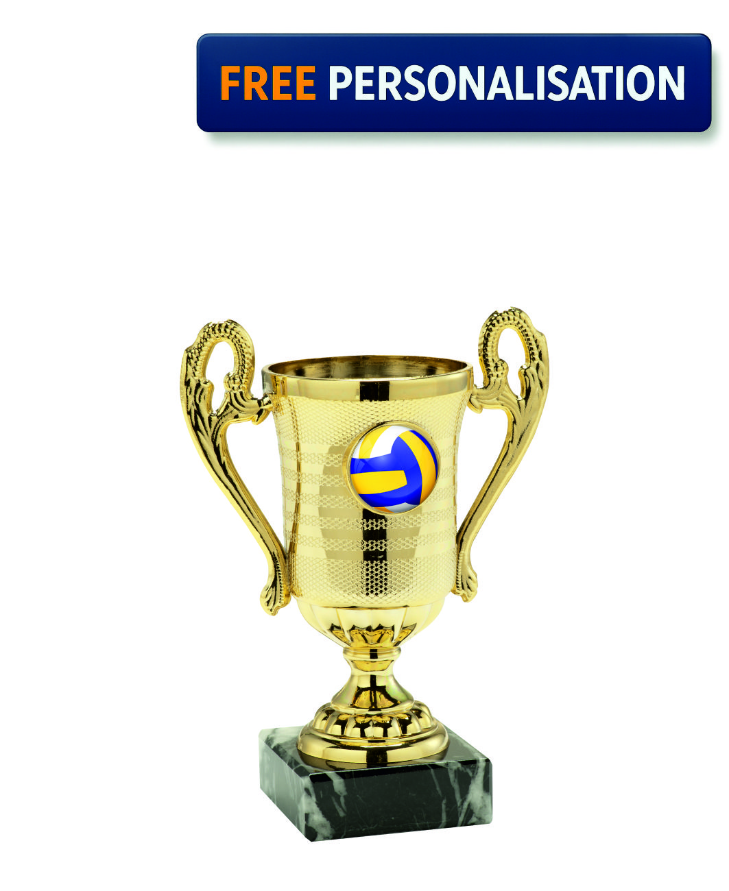 GOLD MINI CUP VOLLEYBALL AWARD - SET.306.01.A