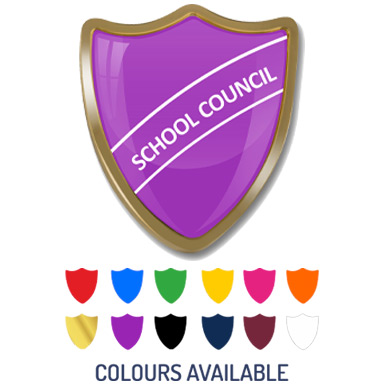 SCHOOL COUNCIL SHIELD BADGE