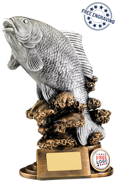 Silver Fish Resin Trophy- RM103