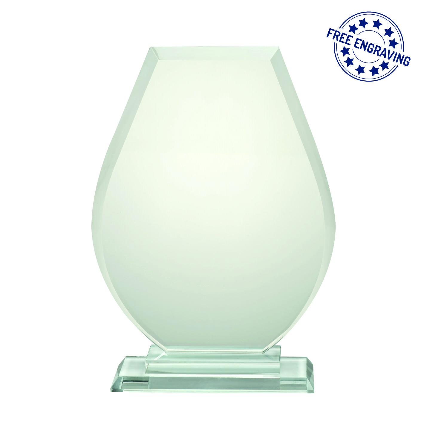 Teardrop Luxury Glass Award - Presentation Box - W36