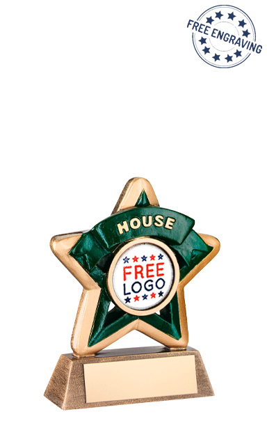 Green House Mini Star Resin Trophy- RF400N