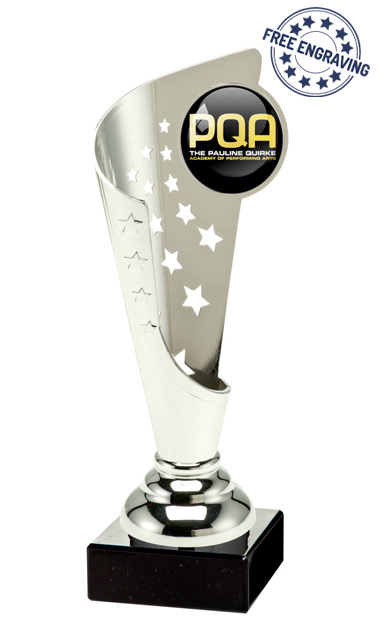 PQA Silver Star & Swirl Award (24cm)