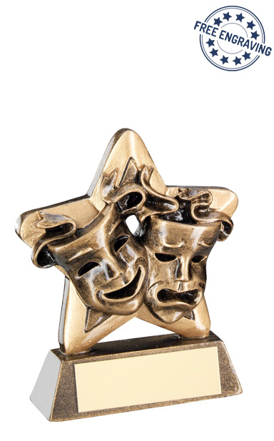 PQA Mini Star Drama Resin Trophy - PQA-RF470