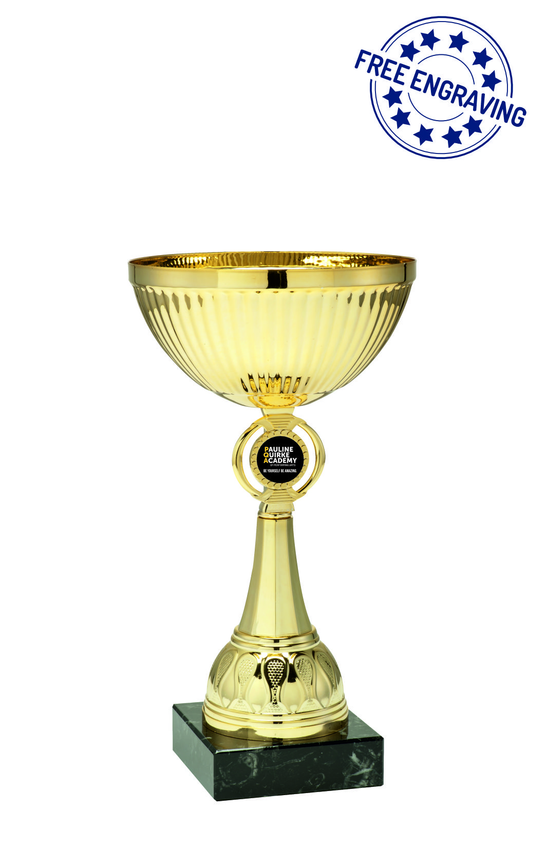 PQA Gold Presentation Cup with Metal Bowl (21cm) - ET350.61D