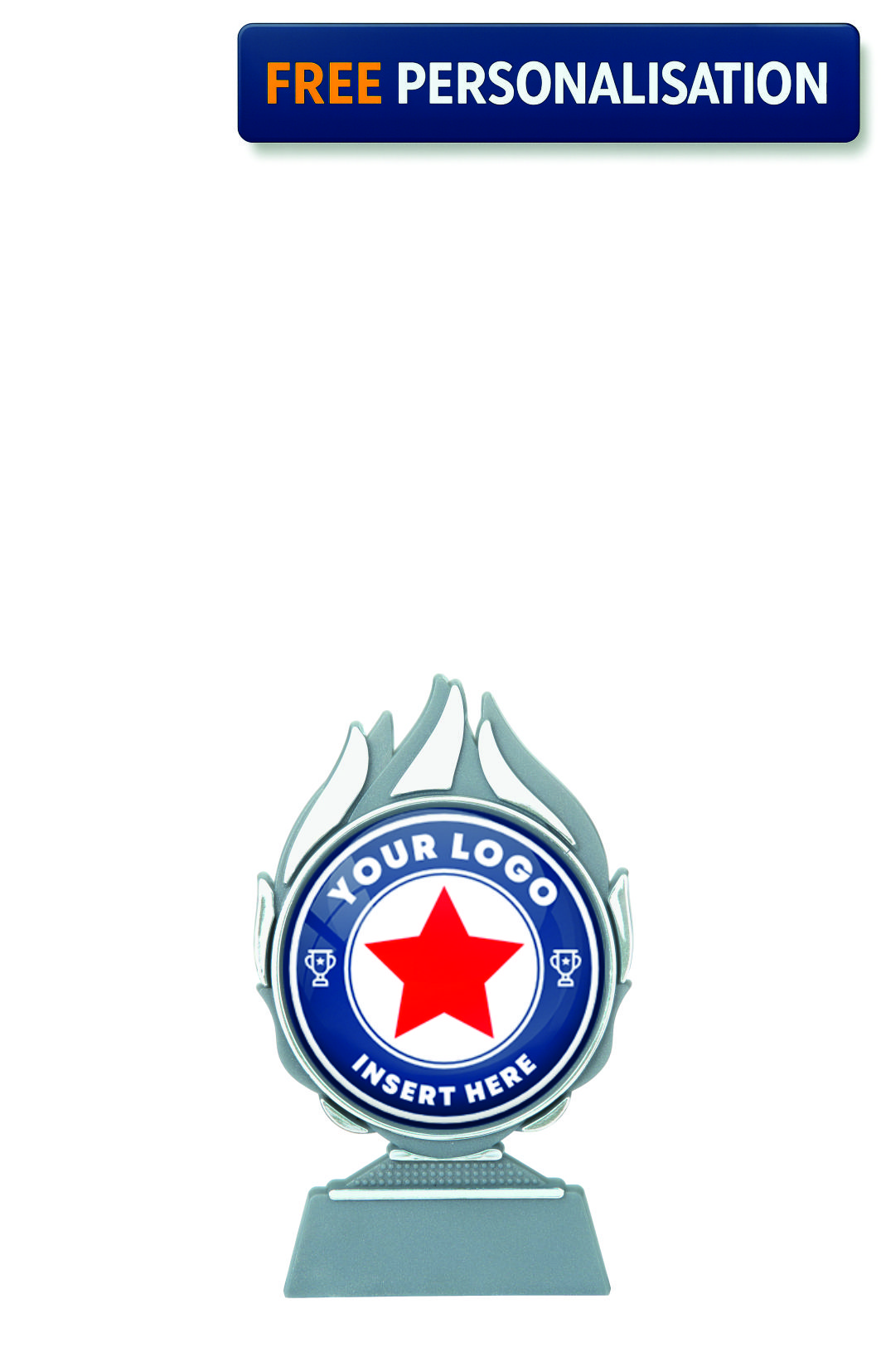 Silver & Silver Flame Holder Award - Q120.02