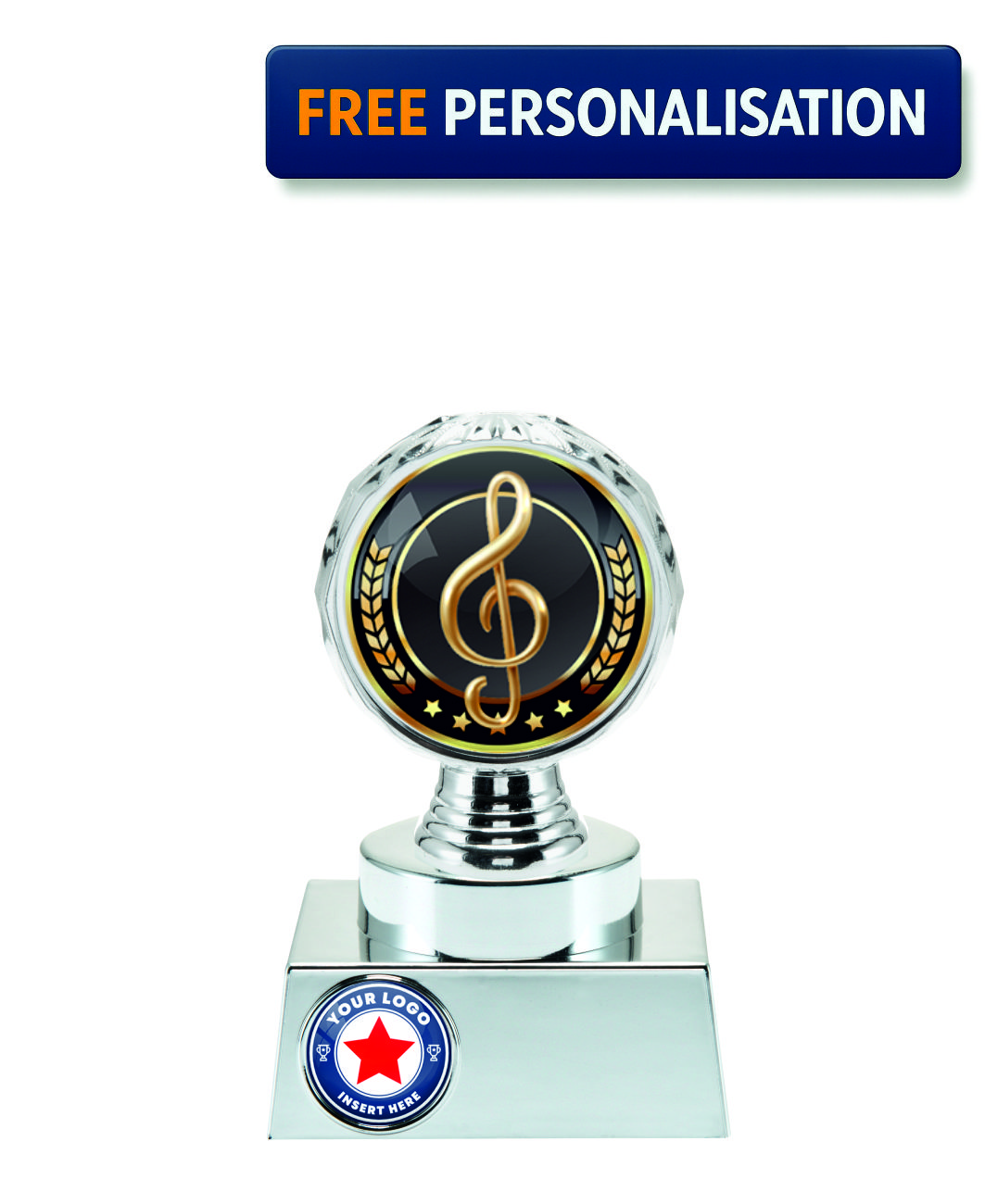 15cm SILVER SHINE MUSIC AWARD P514.02 + N32.02