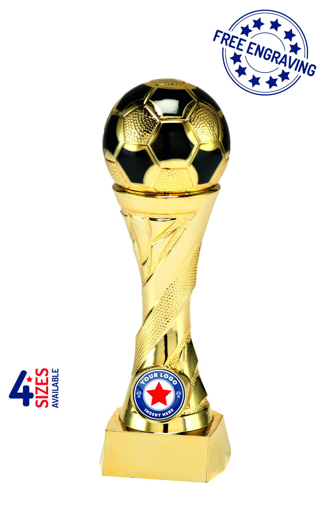 BEST VALUE - Heavyweight Gold Football Award - X82.01
