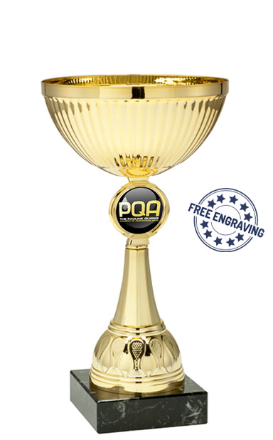 PQA Gold Presentation Cup with Metal Bowl (21cm) - ET350.61D