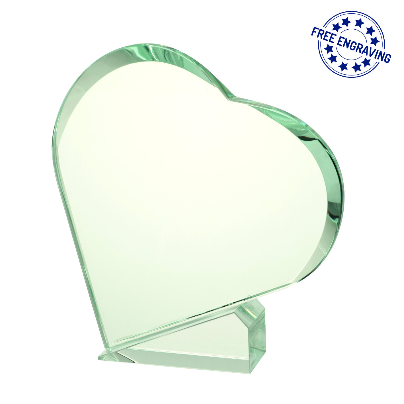 Heart Luxury Glass Award - Presentation Box - GL.037
